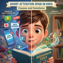 Short Attention Span in Kids: Causes and Solutions