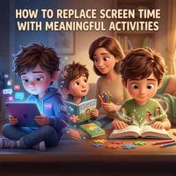 How to Replace Screen Time With Meaningful Activities (Without Tears)