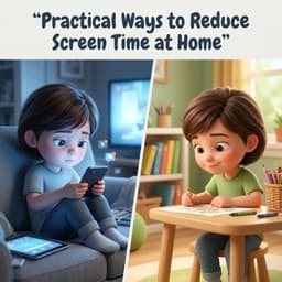 Practical Ways to Reduce Screen Time at Home (Without the Fights)