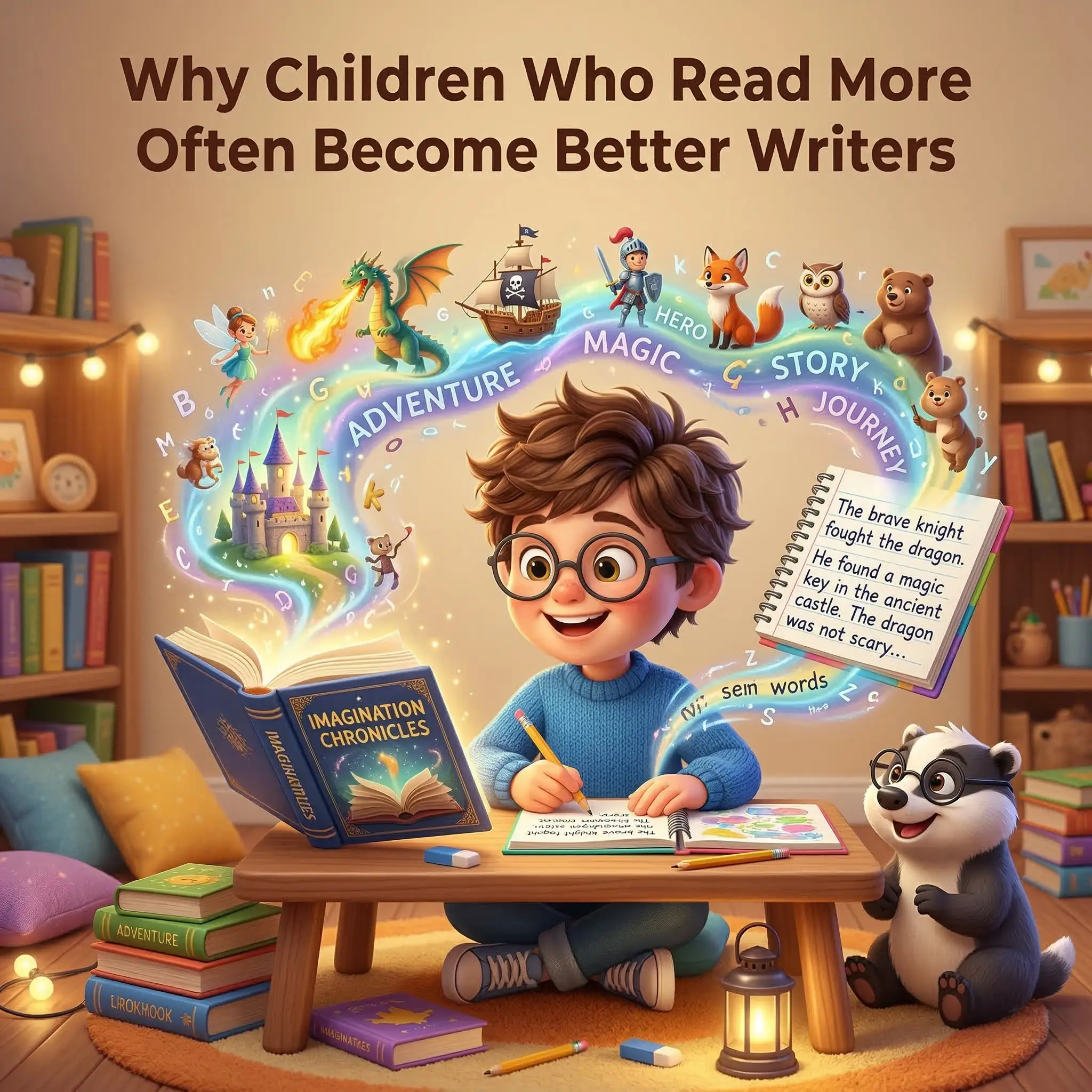 Why Children Who Read More Often Become Better Writers