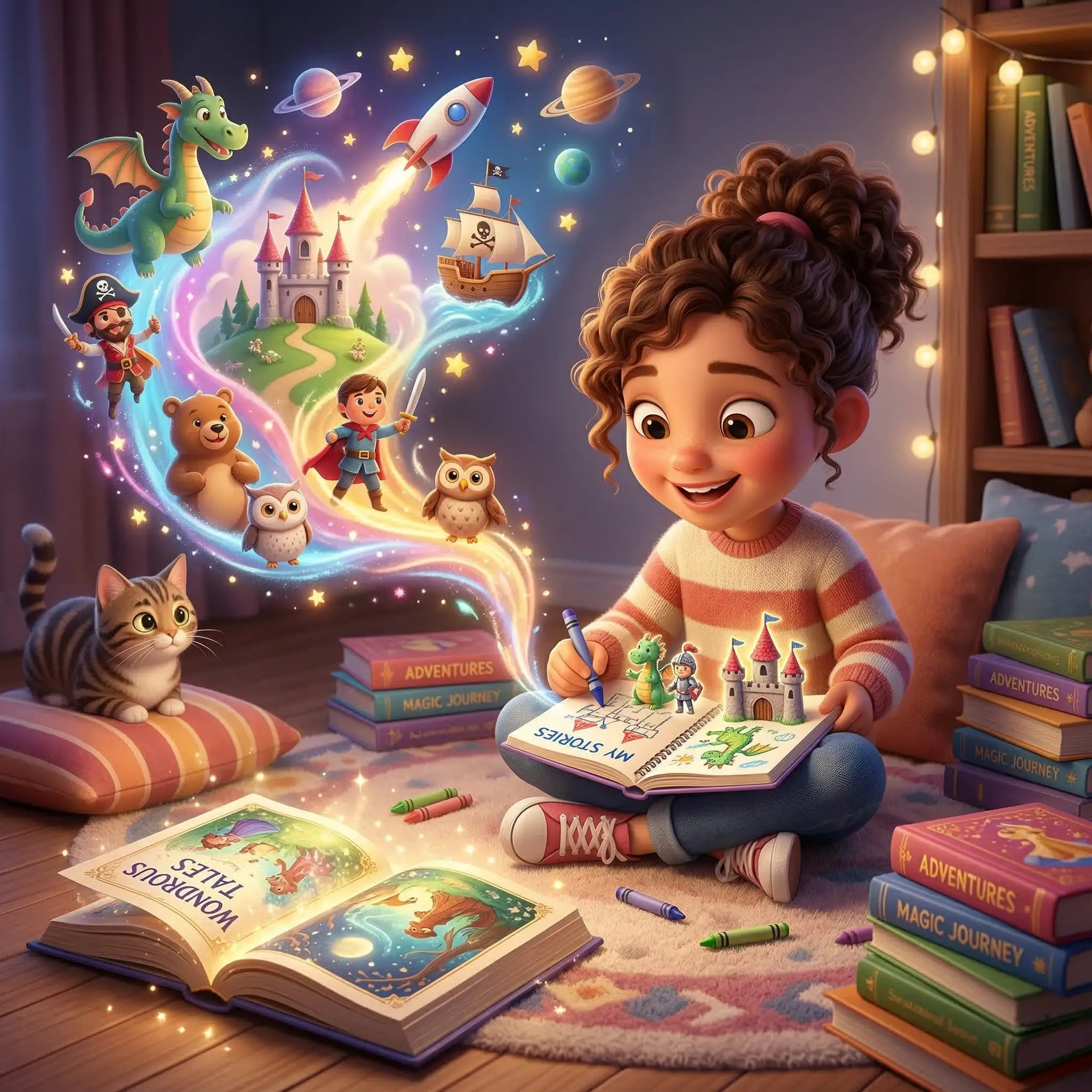 How Reading Inspires Children to Create Their Own Stories