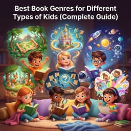 Best Book Genres for Different Types of Kids (Complete Guide for Parents)