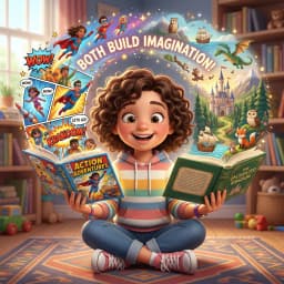 Should Kids Read Comics or “Real” Books? (What Parents Should Know)